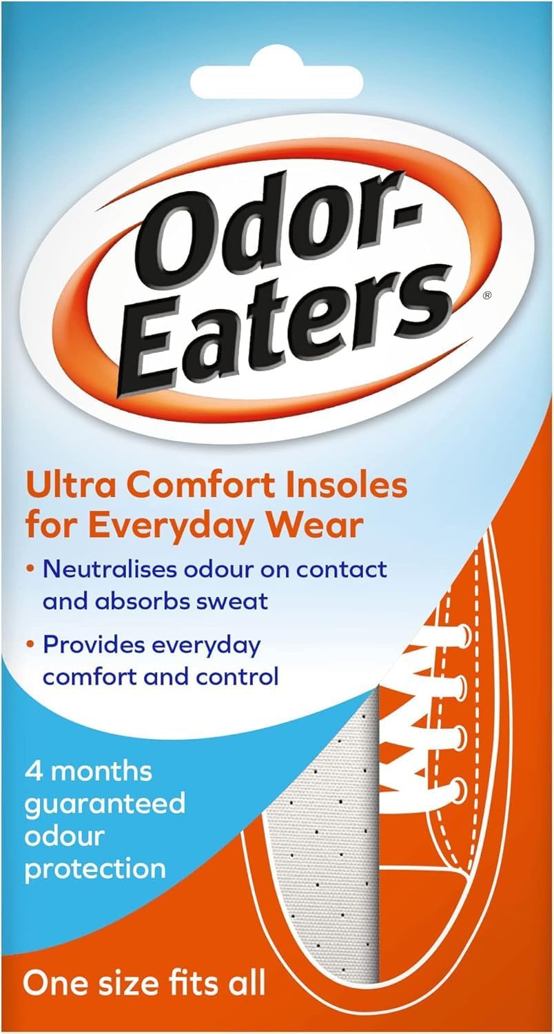 Odor-Eaters Ultra Comfort, Odour-Destroying, Deodorising comfort insoles, for everyday wear