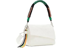 Desigual Bag_Summer, Bolsa de Verano Dandelion PHUK 2000 Negro para Mujer, Talla única