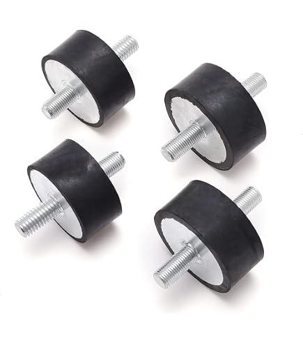 4Pcs Engine Motor Mount Rubber + Bolts For Yamaha WaveRunner VX FX GP (67X-44517-10-00) - Vibration Reduction Kit