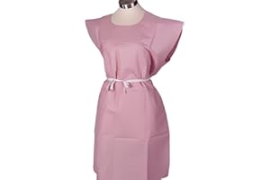 TIDI 910536 Choice Exam Gowns, Mauve, Tissue/Poly/Tissue (Pack of 50)