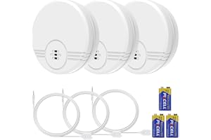 FUERS Rilevatore di perdite d'acqua , allarme sensore acqua 135dB con, allarme sensore immersione acqua monitor livello acqua per casa, servizi igienici, seminterrato (3pcs)