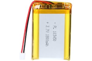 Uxney Li-Po 3,7 V 2 000 mAh 103450 litiumpolymerbatteri med 2P pH-kontakt med 2,0 mm galler