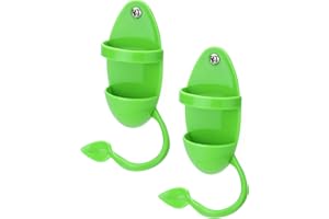 QWORK® 2 Pezzi Titolare d Osso di Seppia con Posatoi, Mangiatoia Uccelli in Gabbia Uccelli per Contenere Verdure/Frutta/Miglio