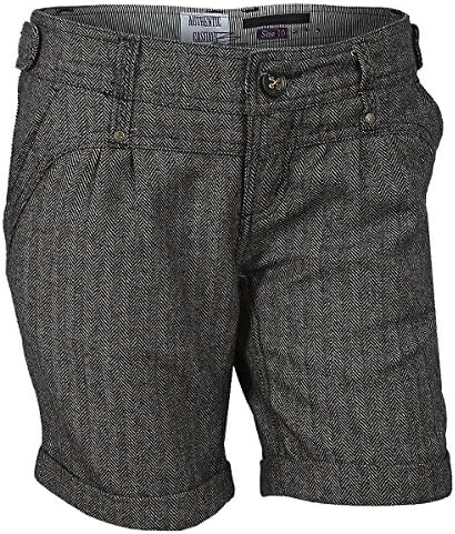 Womens Long tweed wool high waist herringbone shorts-8 10 12 14 16 victorian steampunk style (16)