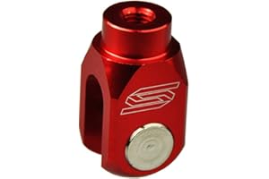 SCAR Einsteller für Hinterradbremse kompatibel mit HONDA CR CRF 125 250 150 450 CR125 CRF250R CRF450R 250F 450L 450RL 02-23 - Rot