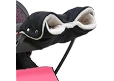 Pram Hand Muff, Universal Size Pram Hand Warmer, Windproof Anti-Freeze Pram Gloves, Waterproof Pram Gloves for Stroller, Extr
