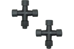 Dekofun 2 Piezas Conector Luces Navidad, 1-a-3 2 Pines Adaptador Luz Navidad Exterior, Impermeable Divisor Cortina de Luces Navideñas para Luz Cadena Guirnalda Hadas Balcón Jardín Árbol Interior