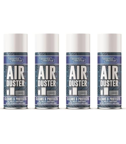 2 X 400ML Compressed AIR CAN Duster Spray CAN Cleaner Clean & Protects Laptop Keyboard Electronics 200 ML Pack Set Of 2 - View #5