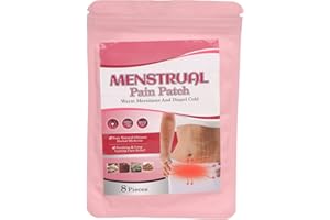 JONLAKI Patch Anti-douleur Menstruelle, 24 Patchs Anti-douleur pour Femme, Patch Menstruel, Patch Anti-inconfort, Patch Anti-crampes Menstruelles à Base de Plantes, Patch Chaud Menstruel
