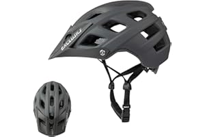 Casque Velo Homme, Exclusky Casque VTT Homme Visiere Casque Velo Femme Ville Vintage pour Draisienne Descente Casque Trottinette Electrique Adulte(56-61CM)