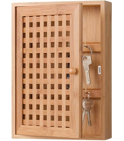 Moritz Sleutelrek sleutelkast 27x36cm Keys 8 haken met frame bruin Moritz Sleutelrek sleutelkast 27x36cm Keys 8 haken met frame bruin