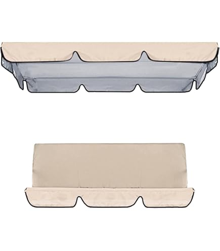 Copricuscino Per Altalena Da Giardino - Impermeabile E AntiUV Per 3 Posti - Foto 11