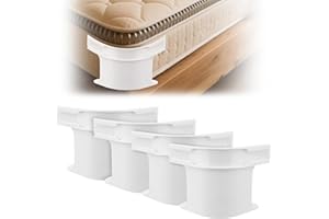 Jadyon Bed Sheet Holder, 4-Piece Bed Sheet Clips, Bed Sheet Holder With Lock Strips, Sheet Locks Heavy Duty Bed Sheet Fasteners Removable Fitted Sheet Corner Holders For All Bed Sheet, Mattresses