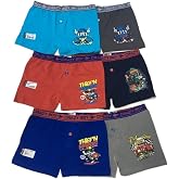 Tutku-6'lı Erkek &Ccedil;ocuk Elastan Baskılı Boxer 0253