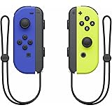 Controller Nintendo Switch Set da 2 Joystick, Blu e Giallo Neon