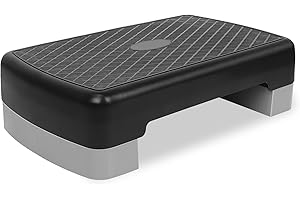 FUNJEPE 2 Stufen Stepper, höhenverstellbar, für Fitness & Training, aus Polypropylen, in verschiedenen Farben verfügbar