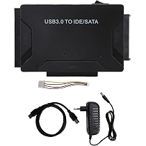 Câble Adaptateur USB 2.0 Vers IDE/SATA - Pour Disques Durs 2,5" Et 3,5" (IDE Et SATA) - Connexion Externe Facile