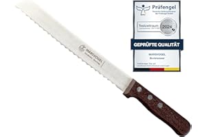 Marsvogel Bubinga Solingen-Cuchillo de Pan (8 cm), Acero Inoxidable, Plata, 21 cm