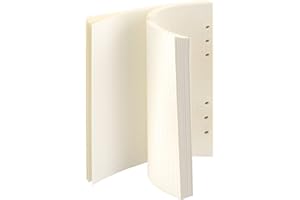 ‎FANDAMEI FANDAMEI A5 Papier Gepunktet, 45 Blätter 6 Lochung A5 Nachfüllpapier Nachfüllbare Refill Paper Nachfülleinlagen für A5 Notizbuch, Tagbuch, Skizze, Malerei