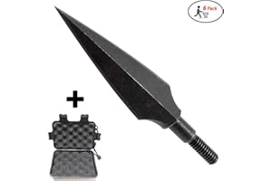 WEREWOLVES 150 Grain Classic Willow Broadheads Tir à l'arc Pointes de Chasse Arrowhead Points d'arbalète (Paquet de 6)