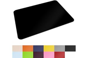 OFFICEMARSHAL Office Marshal® Sous-main de qualité supérieure pour bureau et école, lavable, antidérapant, 65 x 50 cm, noir