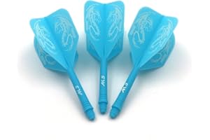 CUESOUL ROST Integrated Dart Shaft and Flights,big wing shape,Set of 3