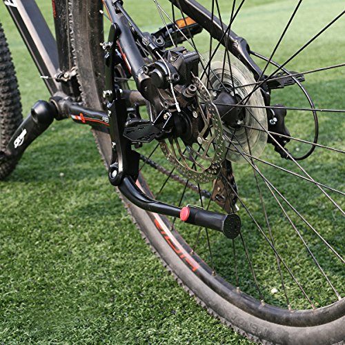 Foxnovo Seitenständer Fahrrad Ständer Hinterbauständer Universal Fahrradständer Aluminiun Gummi für MTB Mountainbike Fahrrad Cycling Aktualisierte Version - 8