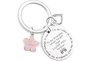 Prrivnix Grandma Gifts Grandma Keyrings Granny Gifts From Grandchildren Grandma Birthday Gifts From Grandchildren Mothers Day Gifts For Grandma