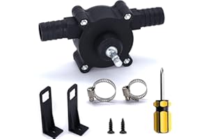 huahuo Electric Drill Pump Self-Priming Pump Water Transfer Pump Mini Portable for Home Garden and Transferring Water Oil