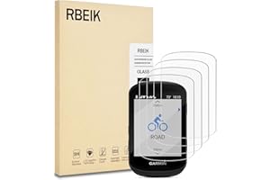 RBEIK [4 Pack] for Garmin Edge 530 and Edge 830 Screen Protector, Premium 9H Hardness Tempered Glass Anti-Fingerprints Scratch Resistance Bubble Free Screen Protector for Garmin Edge 530/830