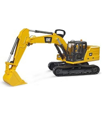 bruder Kids Plastic Volvo A60H Hauler, Pack of 1, Yellow/Black