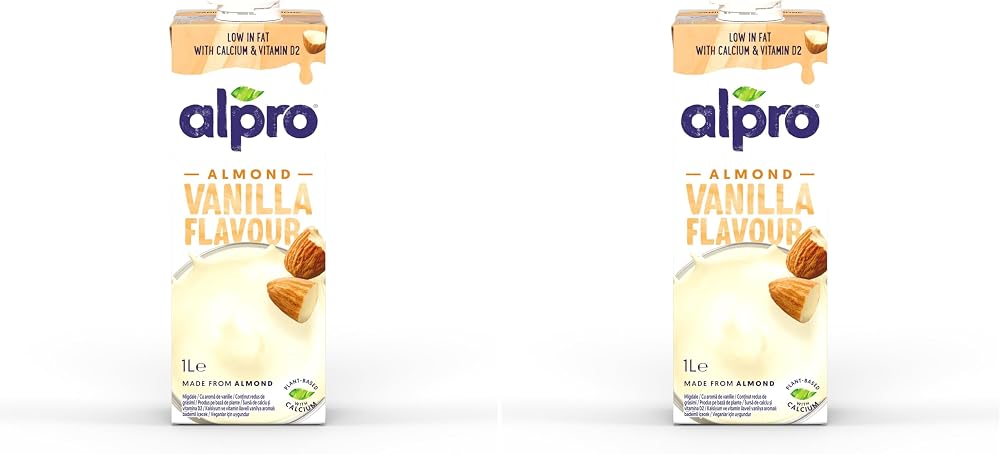 Alpro Badem Vanilya Bitki Bazlı İçecek 1L 2li paket