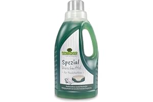 Schecker Lessive spéciale 1,5 l - Pour textiles de chien - Cette lessive spéciale nettoie tous les textiles de chien en profondeur à 30 à 60 °C