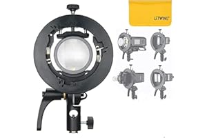 Godox S2 Bowens Support de flash type S pour Godox V1 V860II AD200 AD400PRO TT350 TT685 Speedlite (S2)