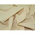 DCF 60" Wide Heavy Weight Calico Fabric - Beige, Cotton, Plain, Solid Pattern - per Metre