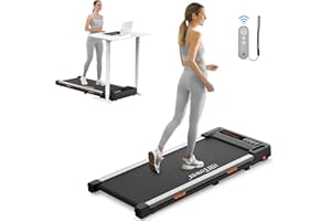 HBTower Treadmill Walking Pad, Walking Pad Treadmill for Home Office, Portable Under Desk Treadmill with Remote Control and LED Display, Walking Jogging Running Machine B