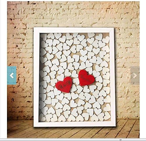 Wedding Guest Book Alternative,Unique Wedding Guest Books,Custom Heart Drop Box,Wedding Guest Book Hearts ,Wooden Bridal Shower Guestbook.