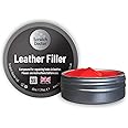 Scratch Doctor Leather Filler Repair Compound Fill Holes Cracks Scratches Scuffs on Leather Furniture Car Seats Shoes and Bags (Red, 10ml)