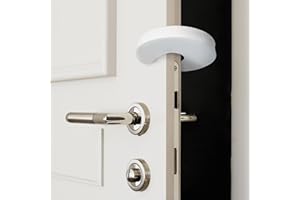 Heart of Tafiti Kindersicherung Tür, 6 Stück Klemmschutz für Türen, Türschutz, Türstopper Kinder, Kinder und Haustiere, EVA-Schaumstoff, Weiß