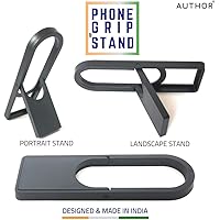 AUTHOR GRIPR - A Handy Grip & A True Phone Stand (Black)