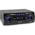 Fenton AV460 Karaoke Amplifier - 500W HiFi Stereo Amplifier with Bluetooth, MP3 Media Player, USB/SD, 2 Mic Inputs, Echo Control & Remote for Home Karaoke and Parties