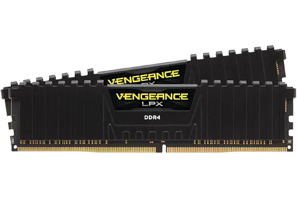CORSAIR VENGEANCE LPX DDR4 RAM 16GB (2x8GB) 3200MHz CL16-18-18-36 1.35V Intel AMD Memoria de Ordenador de Sobremesa - Negro (CMK16GX4M2B3200C16)