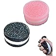 2pcs Taba Squishy, Fufu Squishy, Taba Squishy, Pink and Black Biscuit Stress Relief Toy, Ultra-Soft Decompression Venting Toy, Anxiety Relief, Stocking Fillers Birthday Gifts