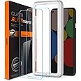 Spigen, 2 Pack, Screen Protector for Pixel 4a 5G, Glas.tR AlignMaster, Auto-Align Technology, Case Friendly, High responsiven