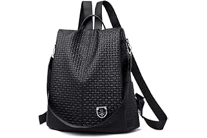 Estwell Rucksack Damen Anti Diebstahl Elegant Cityrucksack Wasserdicht PU Leder Schultertasche Handtasche Umhängetasche Mädchen Schultasche Reise Tagesrucksack