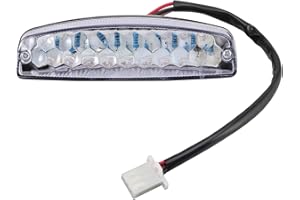 WOOSTAR 12V 3 Fili Freno Posteriore Fanale LED Sostituzione per 50cc 70cc 90cc 110cc 125cc 150cc Taotao Roketa Baja Dune Buggy Sunl Jonway JCL Coolster Kazuma Cinese 4 Ruote ATV Quad