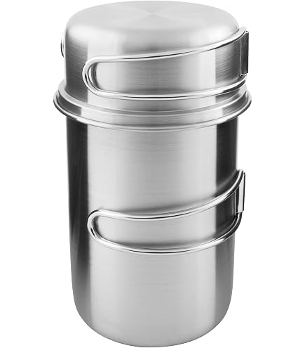 Tatonka Roestvrijstalen Beker 500 Ml – Vouwhandvatten, Maatschaal, Past Op Nalgene Brede Hals