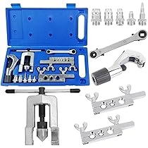 Dispositivo Svasatore Tubo Freno, Set Universale Svasatore Tubo Freno 4 Pezzi Set Universale Svasatore Tubo Freno SAE 3/16" (4,75 Mm) Attrezzo Manuale Per Tubo Freno Riparazione Auto Della Svasatura