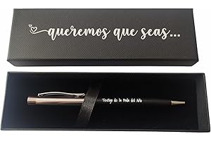 Los Eventos de la Tata. Boligrafos para testigos de boda - detalles boda para invitados - regalos boda para invitados (Negro)