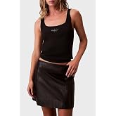 Calvin Klein MONOLOGO SCOOP NK RIB TANK TOP Tiş&ouml;rt Kadın